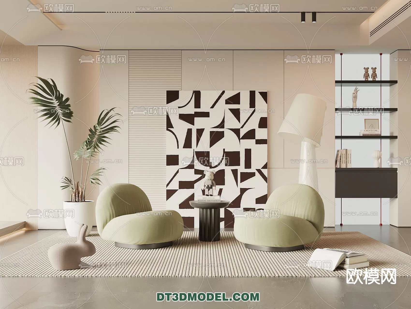 ARMCHAIR 3D MODELS – MODERN STYLE – 0043