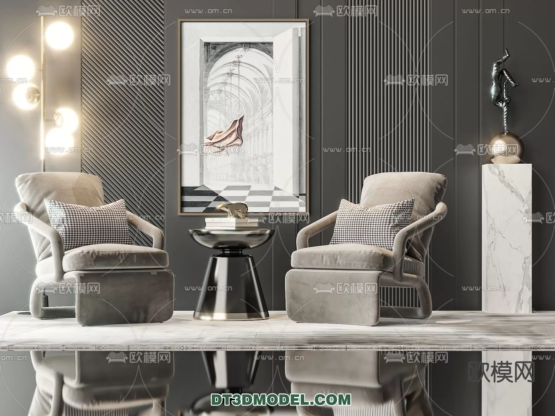 ARMCHAIR 3D MODELS – MODERN STYLE – 0047