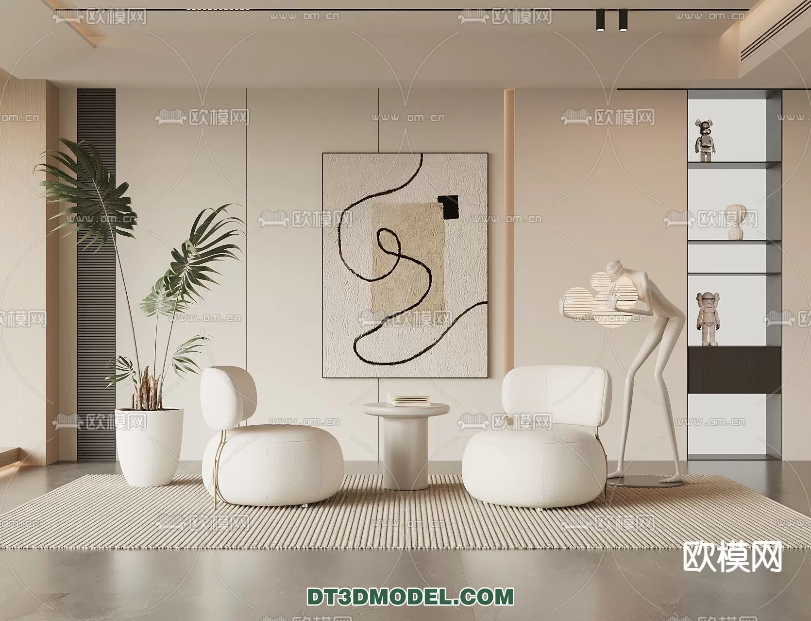 ARMCHAIR 3D MODELS – MODERN STYLE – 0048