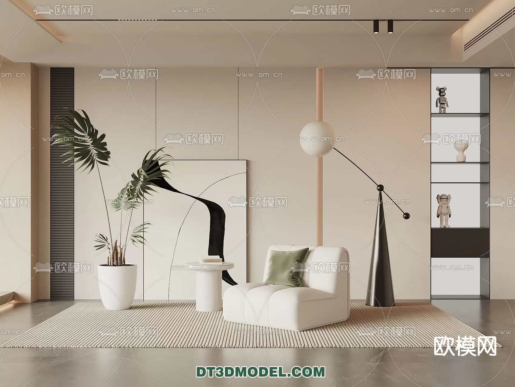 ARMCHAIR 3D MODELS – MODERN STYLE – 0049