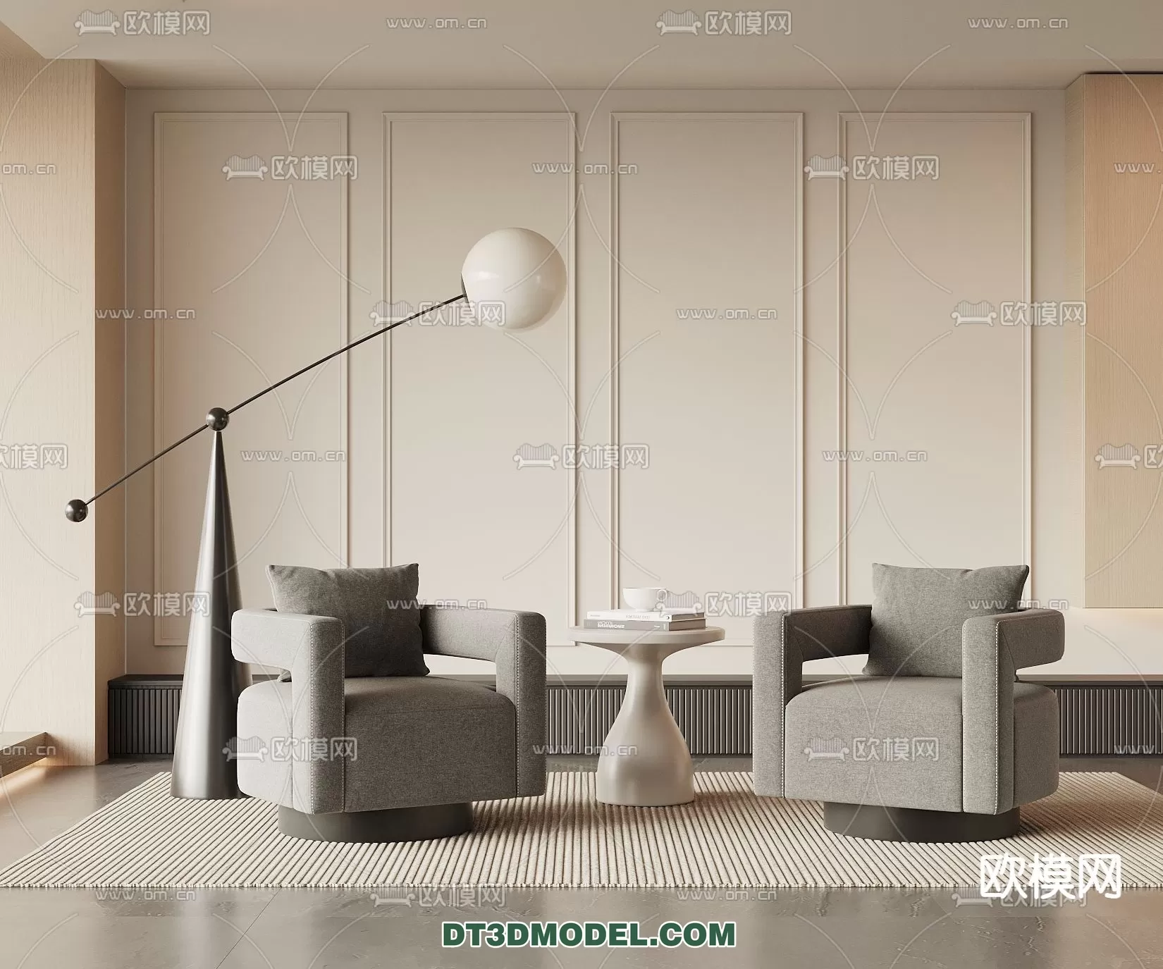 ARMCHAIR 3D MODELS – MODERN STYLE – 0057