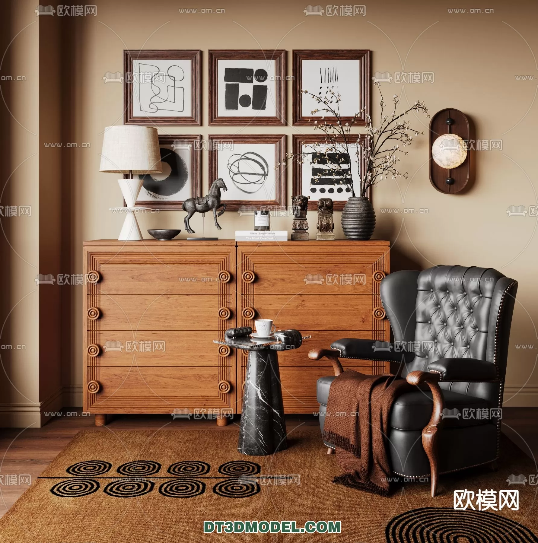 ARMCHAIR 3D MODELS – MODERN STYLE – 0064