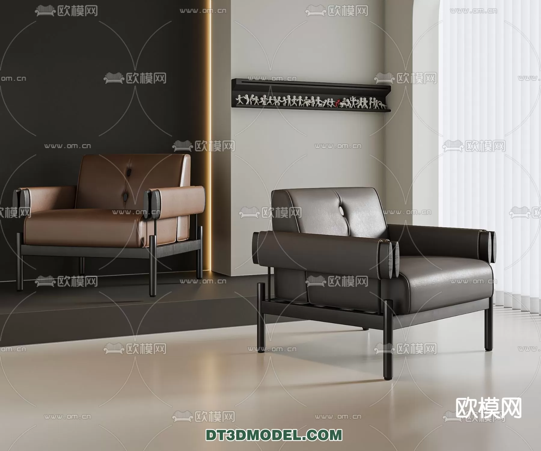 ARMCHAIR 3D MODELS – MODERN STYLE – 0065