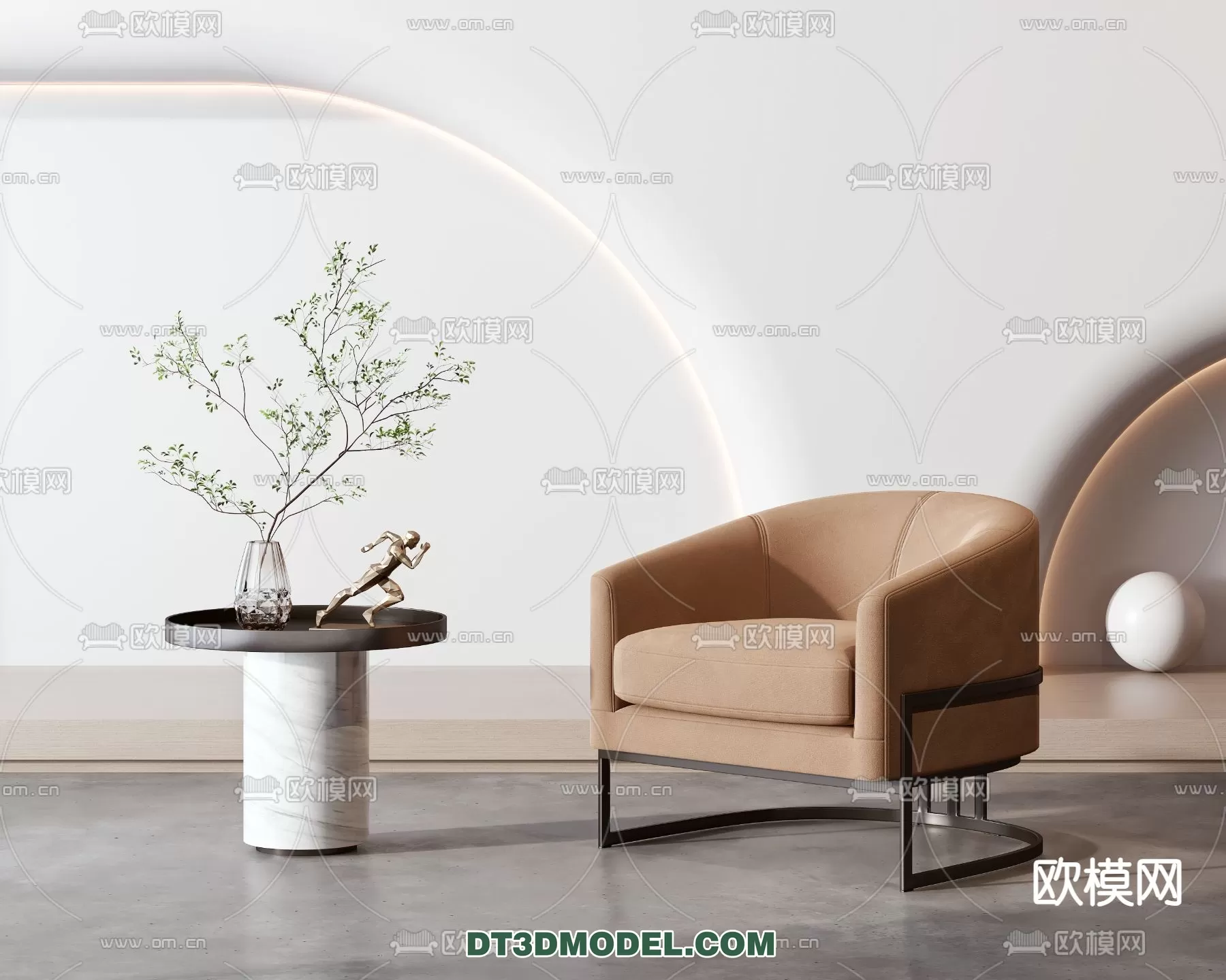 ARMCHAIR 3D MODELS – MODERN STYLE – 0070