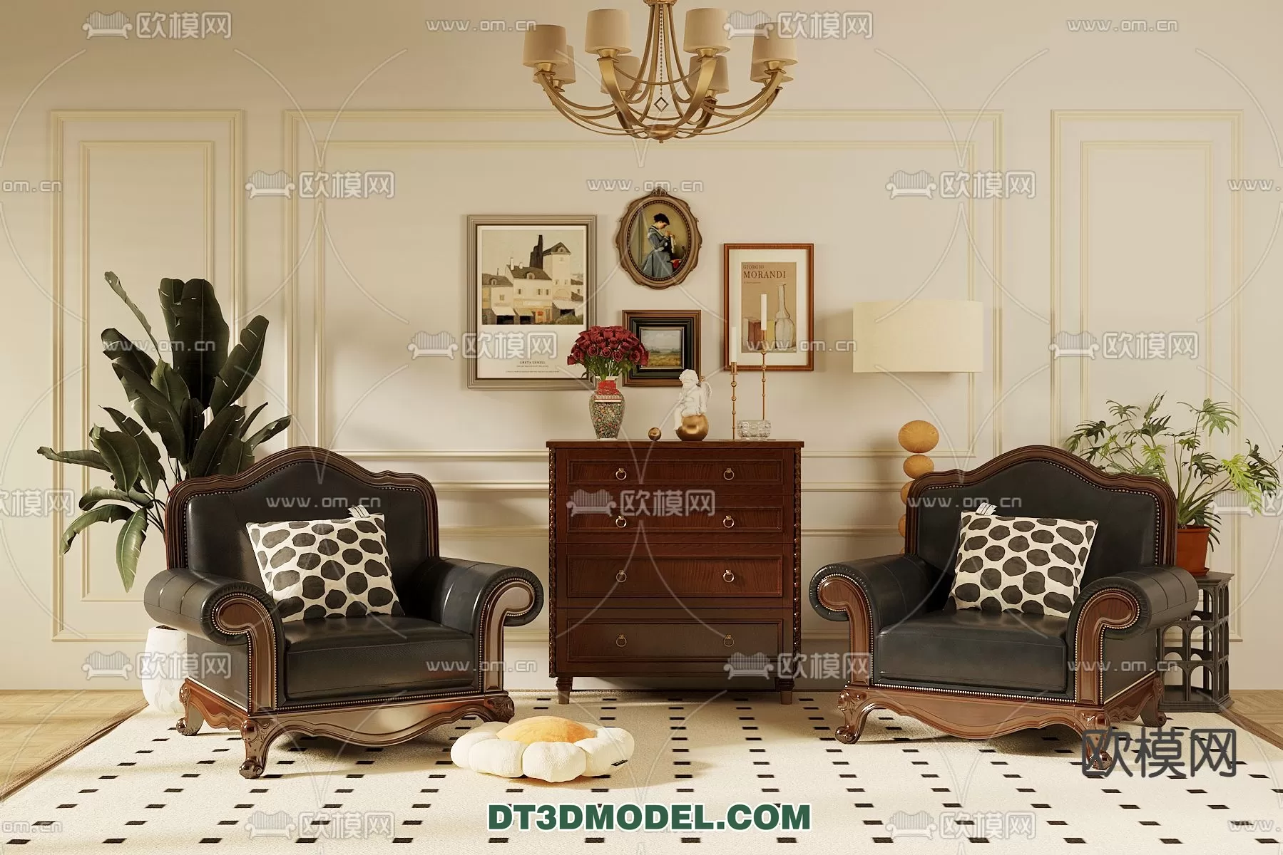 ARMCHAIR 3D MODELS – MODERN STYLE – 0074