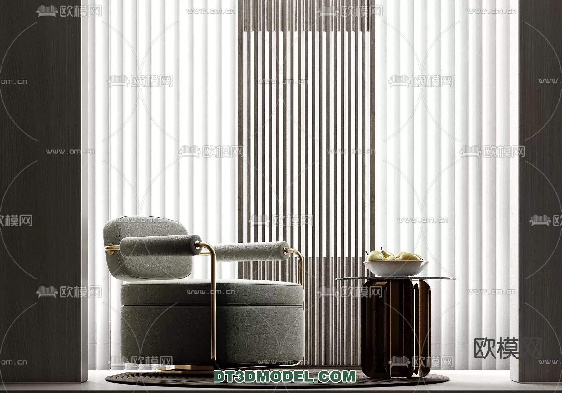 ARMCHAIR 3D MODELS – MODERN STYLE – 0076