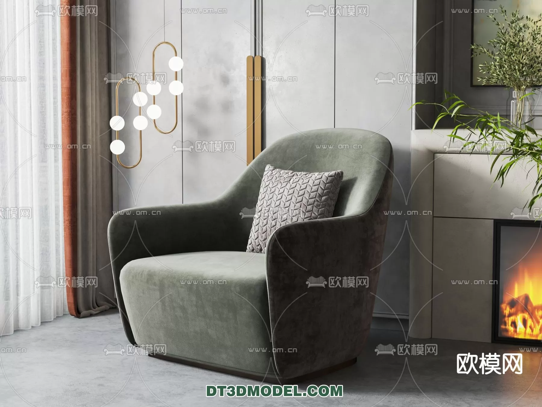 ARMCHAIR 3D MODELS – MODERN STYLE – 0109