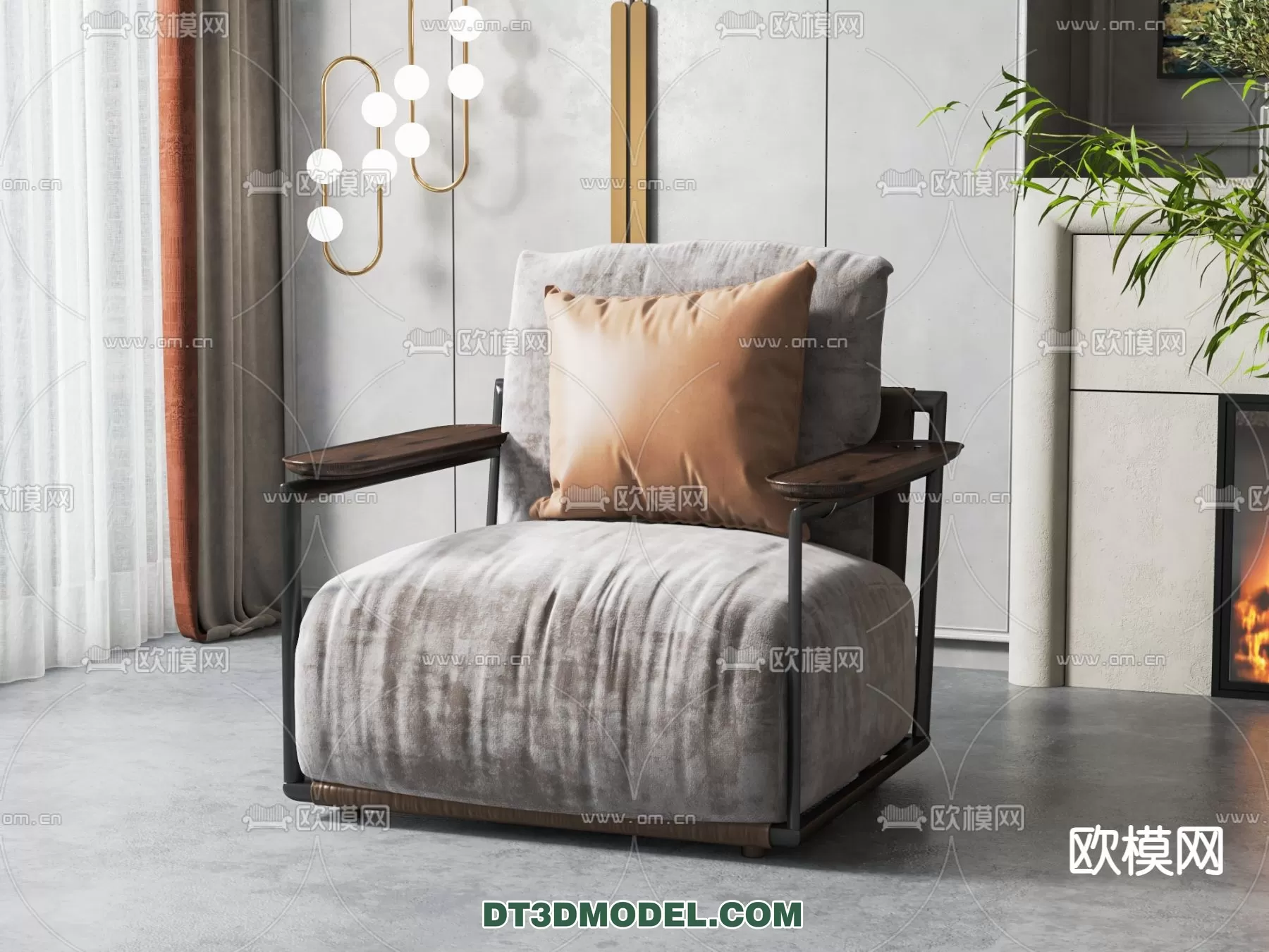 ARMCHAIR 3D MODELS – MODERN STYLE – 0118