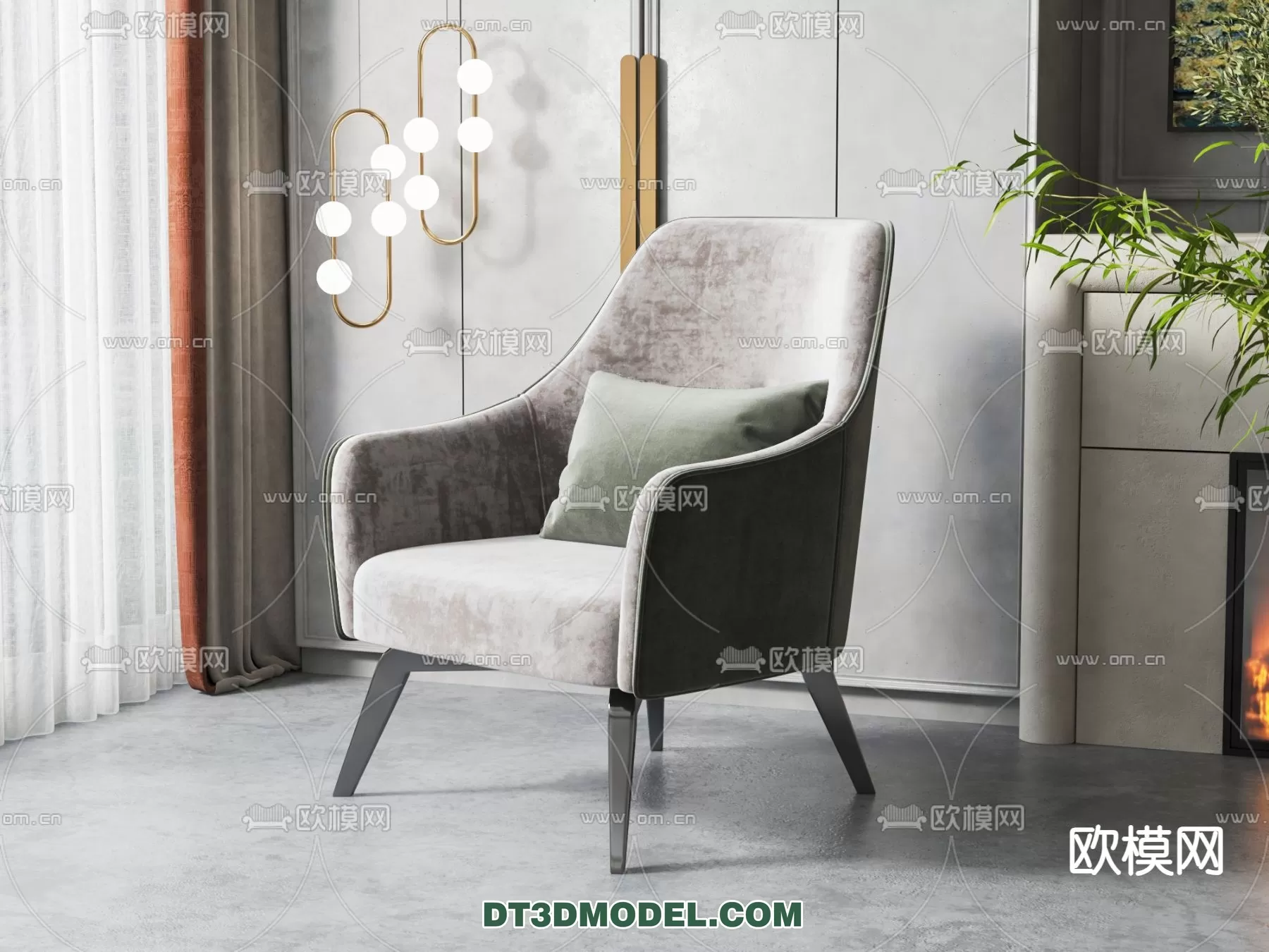 ARMCHAIR 3D MODELS – MODERN STYLE – 0119