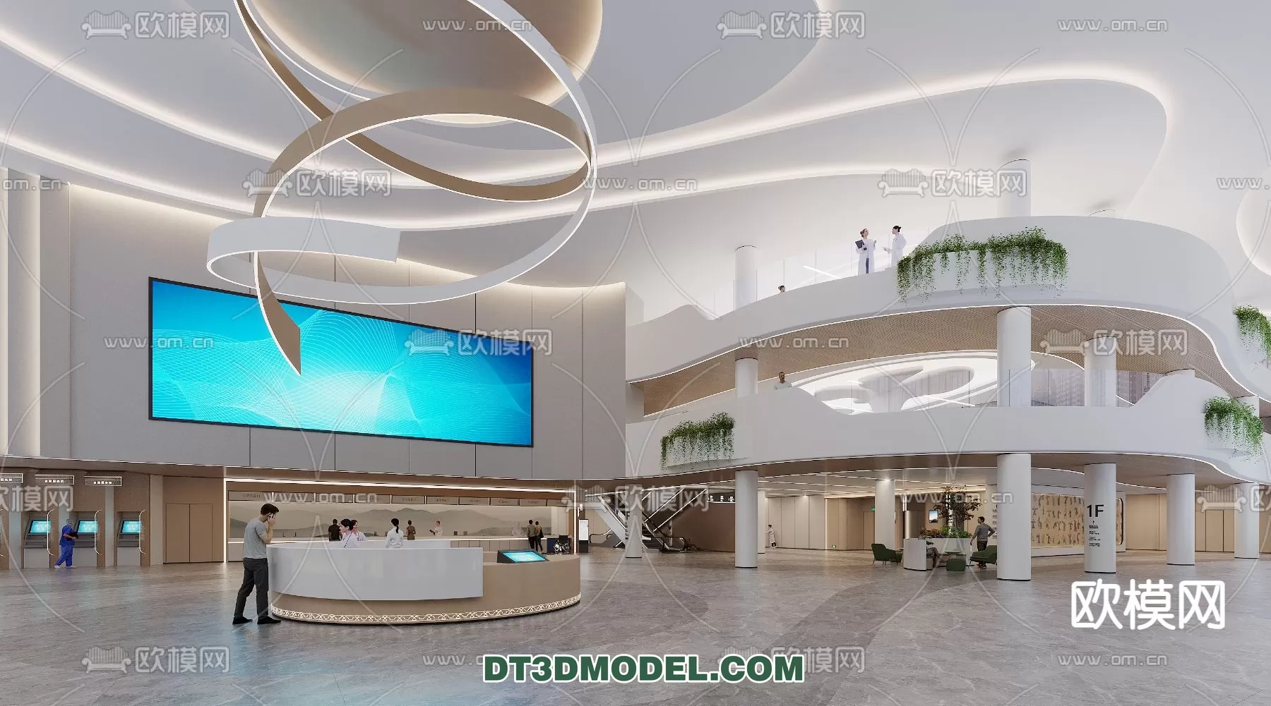 HOSPITAL 3D SCENES – MODERN – 0002