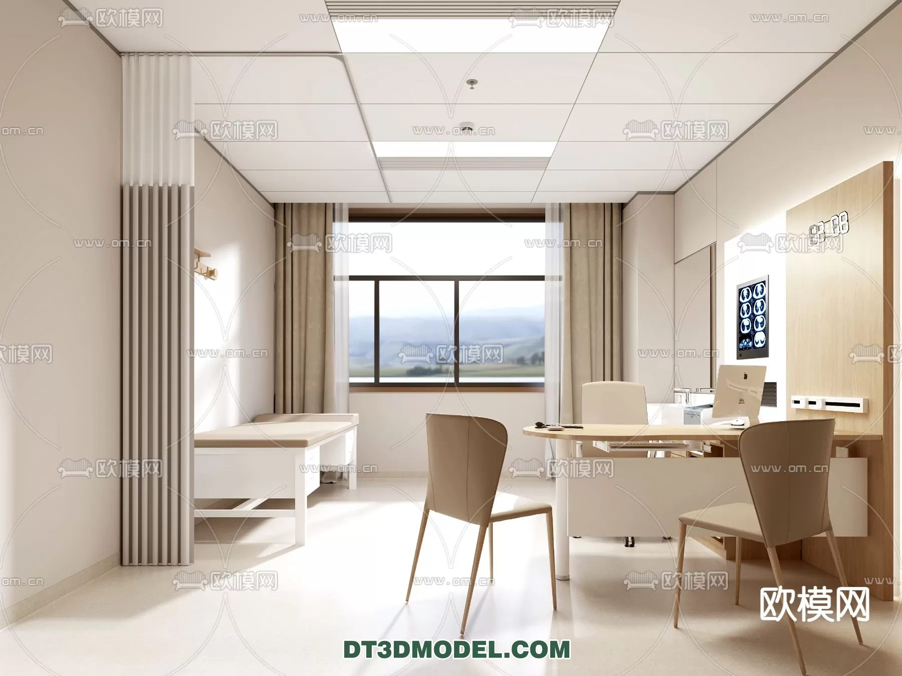 HOSPITAL 3D SCENES – MODERN – 0017