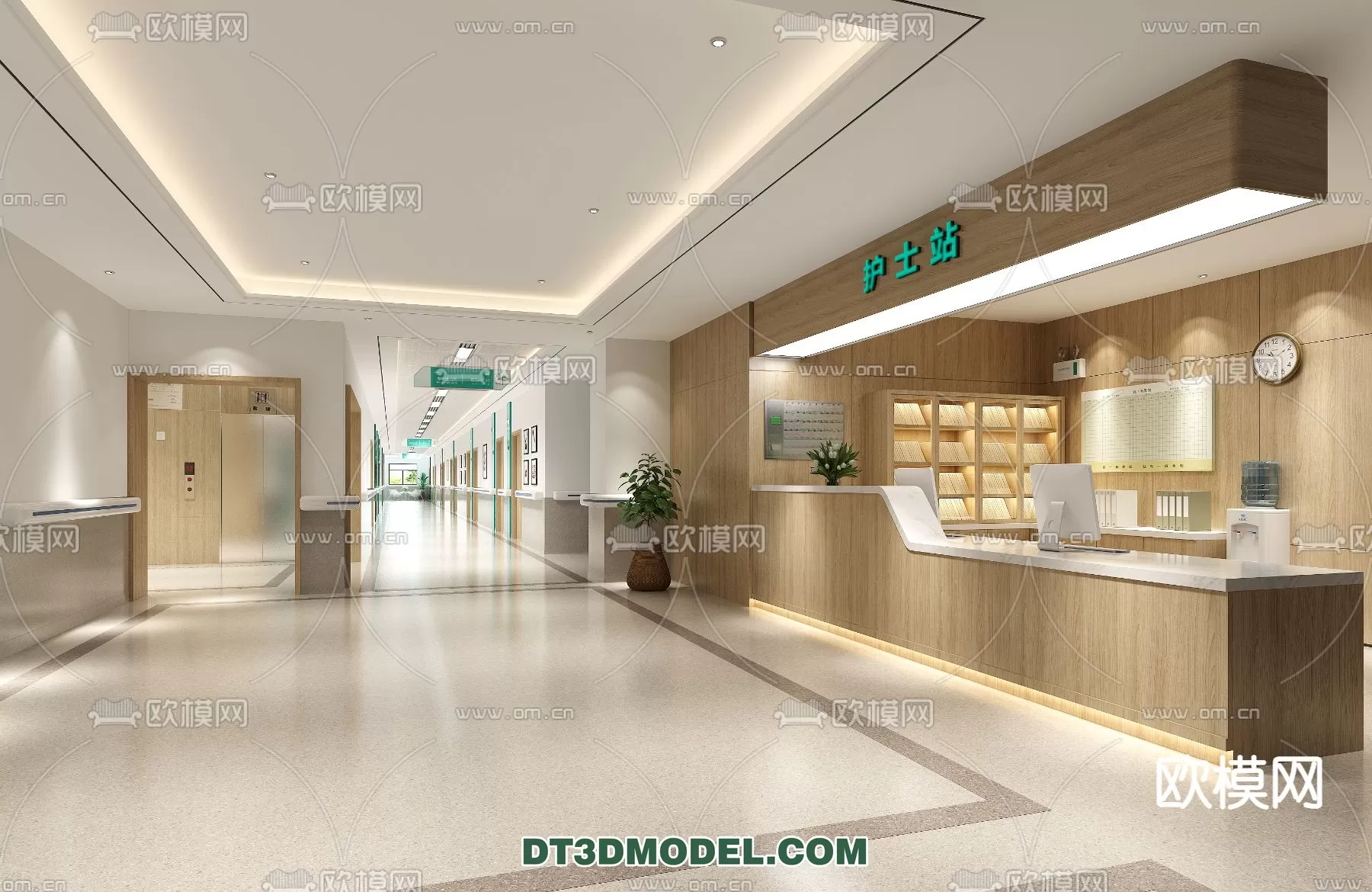 HOSPITAL 3D SCENES – MODERN – 0024