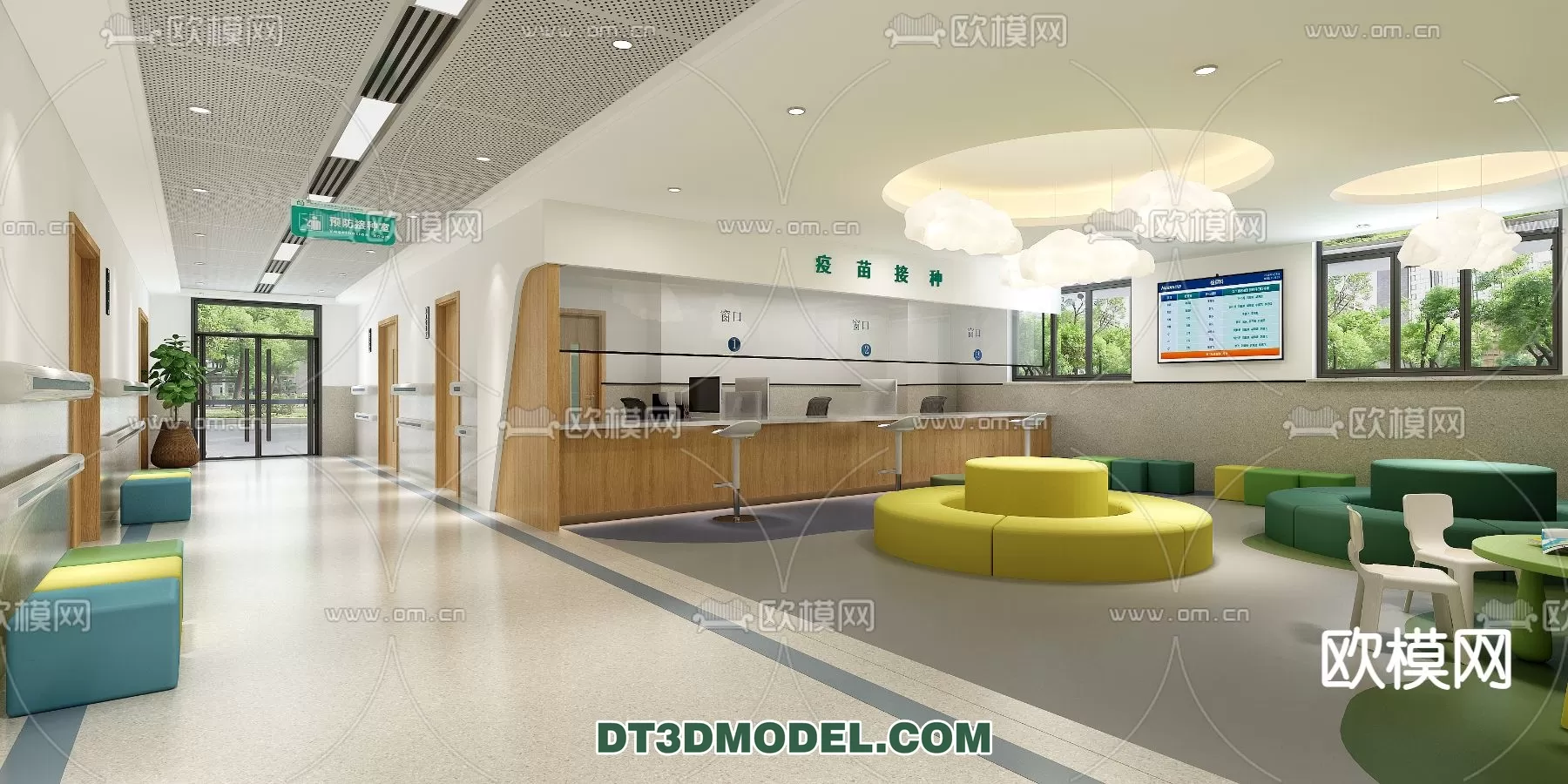 HOSPITAL 3D SCENES – MODERN – 0027