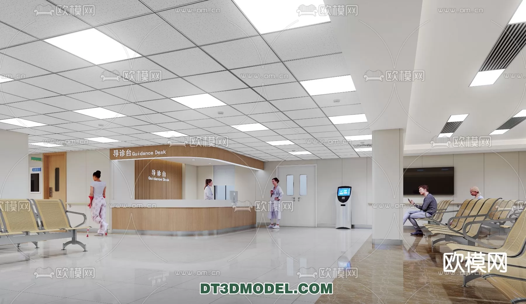 HOSPITAL 3D SCENES – MODERN – 0028
