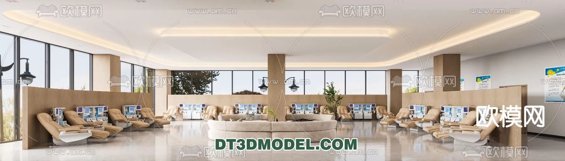 HOSPITAL 3D SCENES – MODERN – 0029