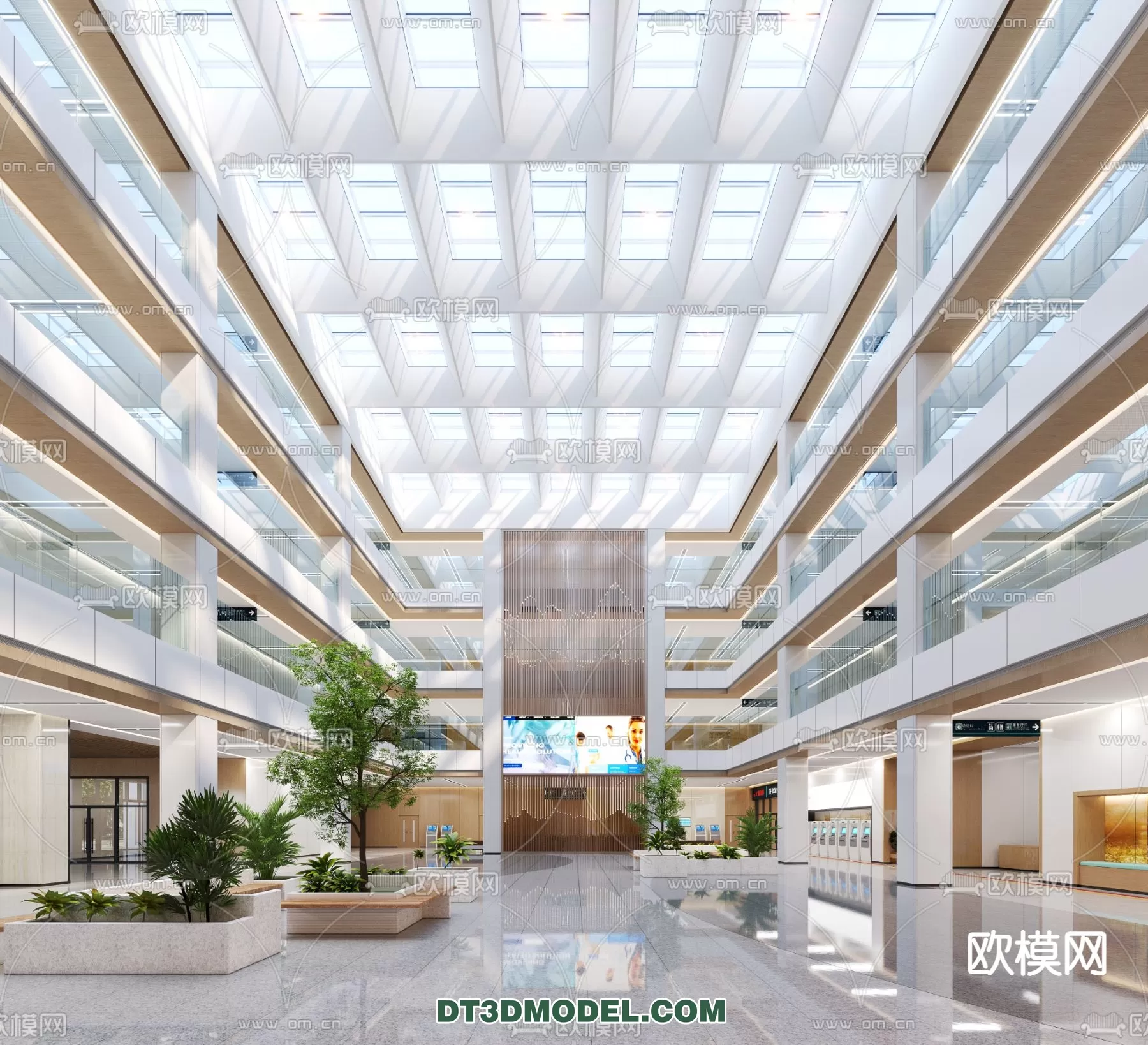 HOSPITAL 3D SCENES – MODERN – 0032