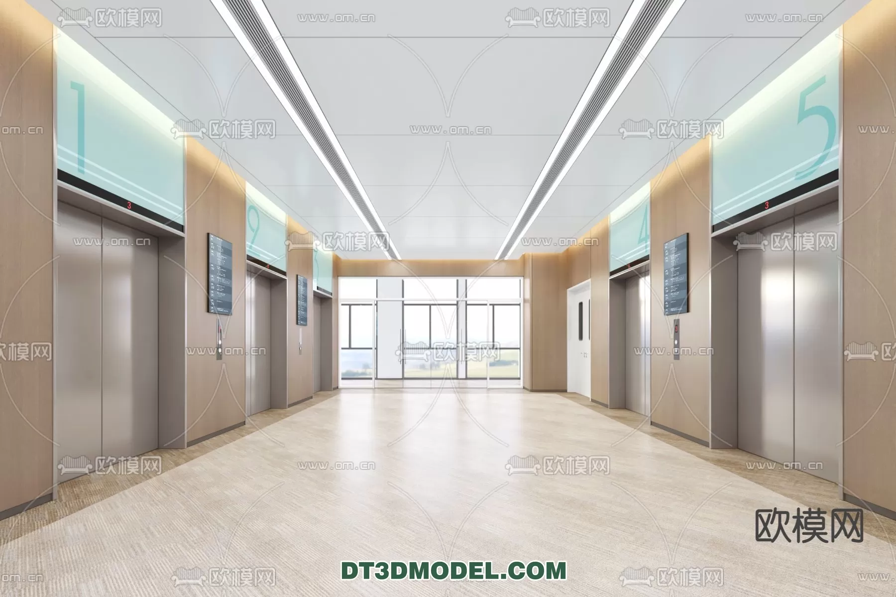 HOSPITAL 3D SCENES – MODERN – 0034