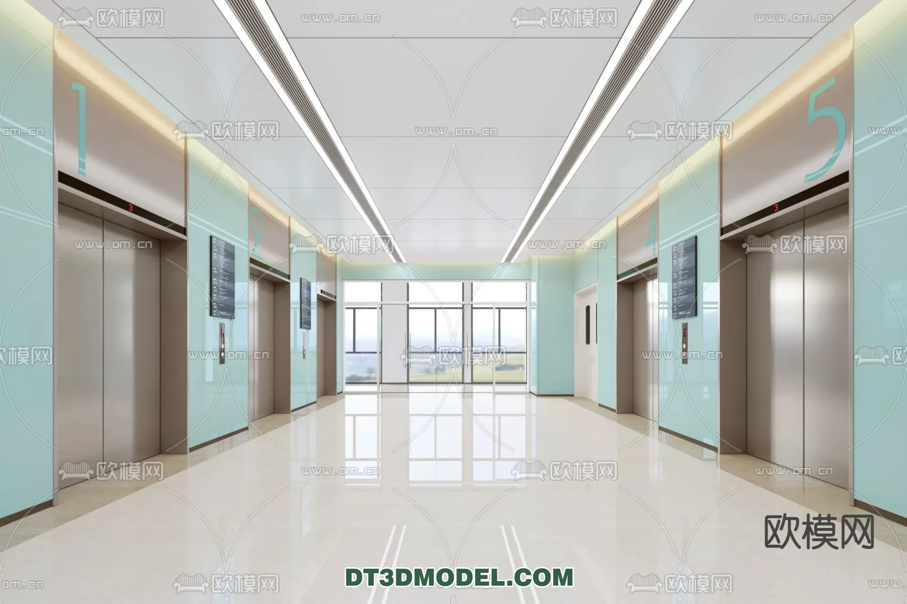 HOSPITAL 3D SCENES – MODERN – 0035