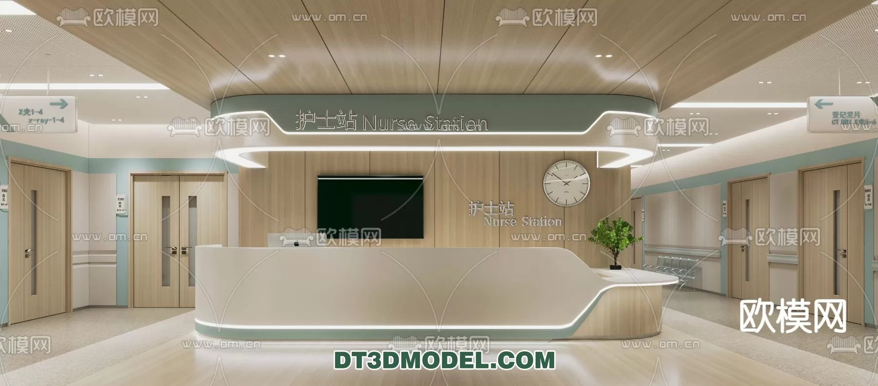 HOSPITAL 3D SCENES – MODERN – 0044