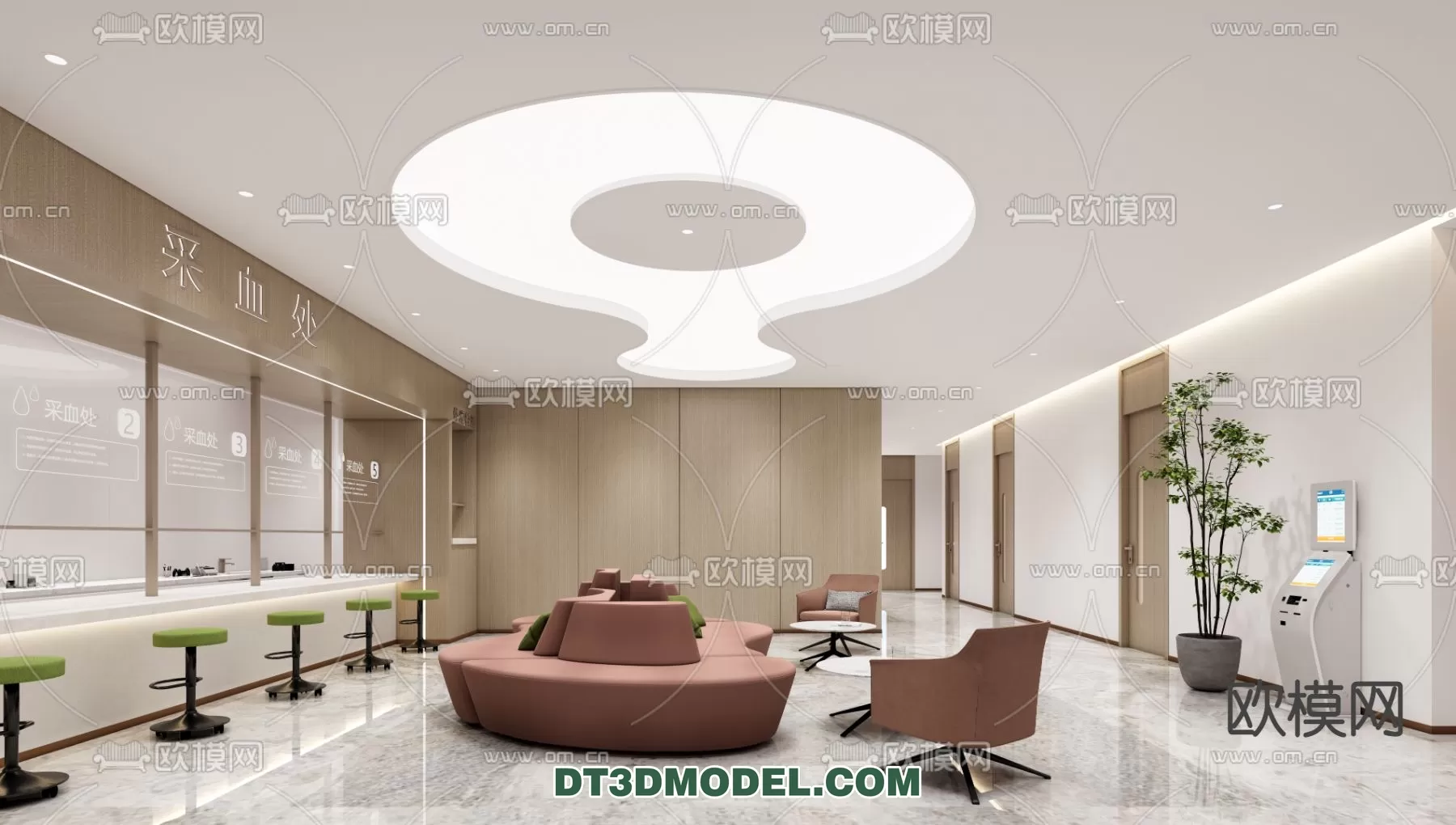 HOSPITAL 3D SCENES – MODERN – 0055