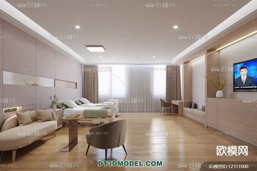 HOSPITAL 3D SCENES – MODERN – 0060