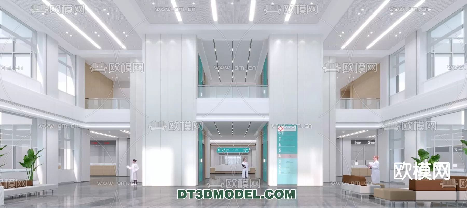 HOSPITAL 3D SCENES – MODERN – 0070