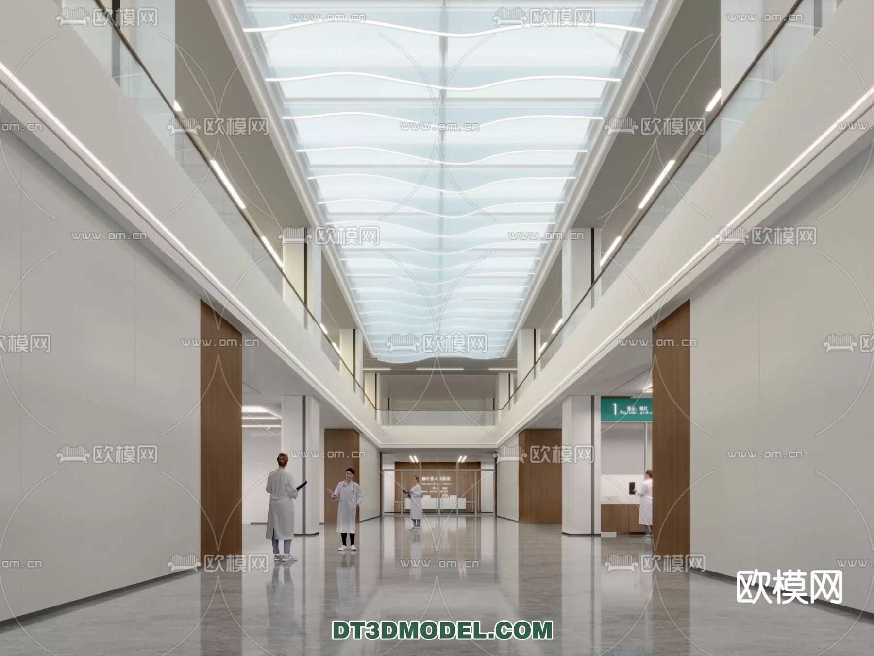 HOSPITAL 3D SCENES – MODERN – 0074