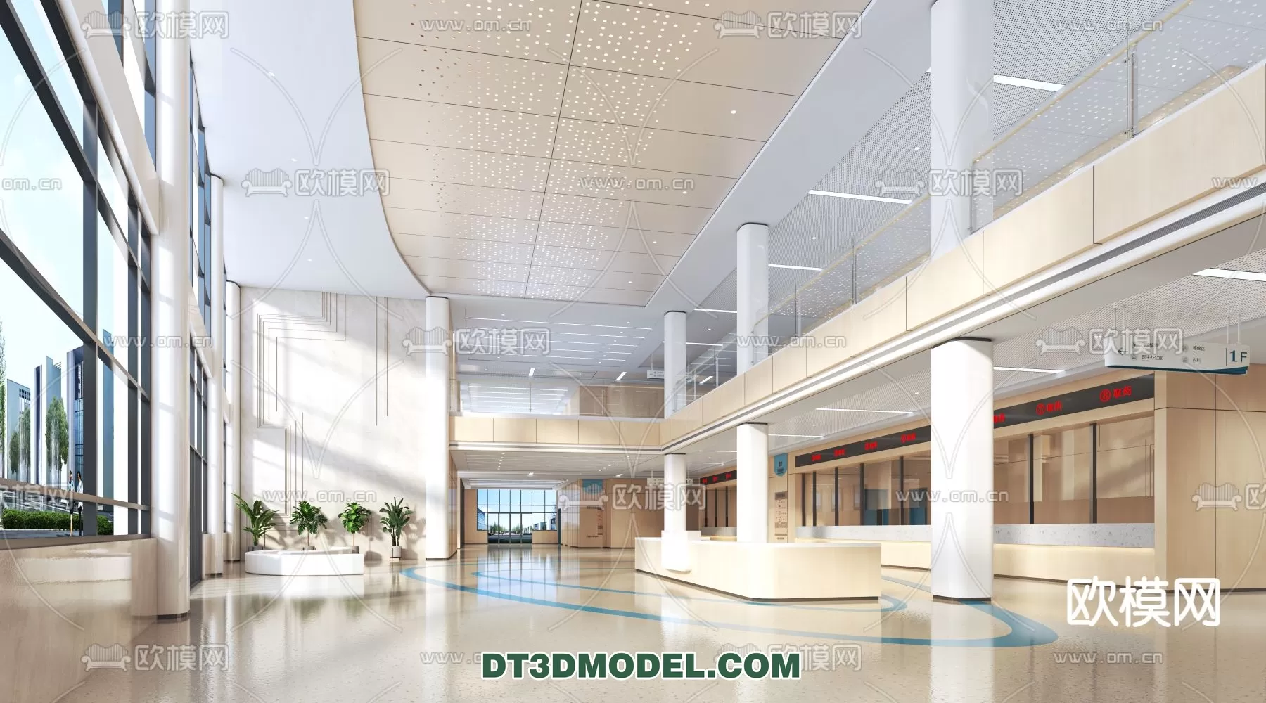 HOSPITAL 3D SCENES – MODERN – 0083