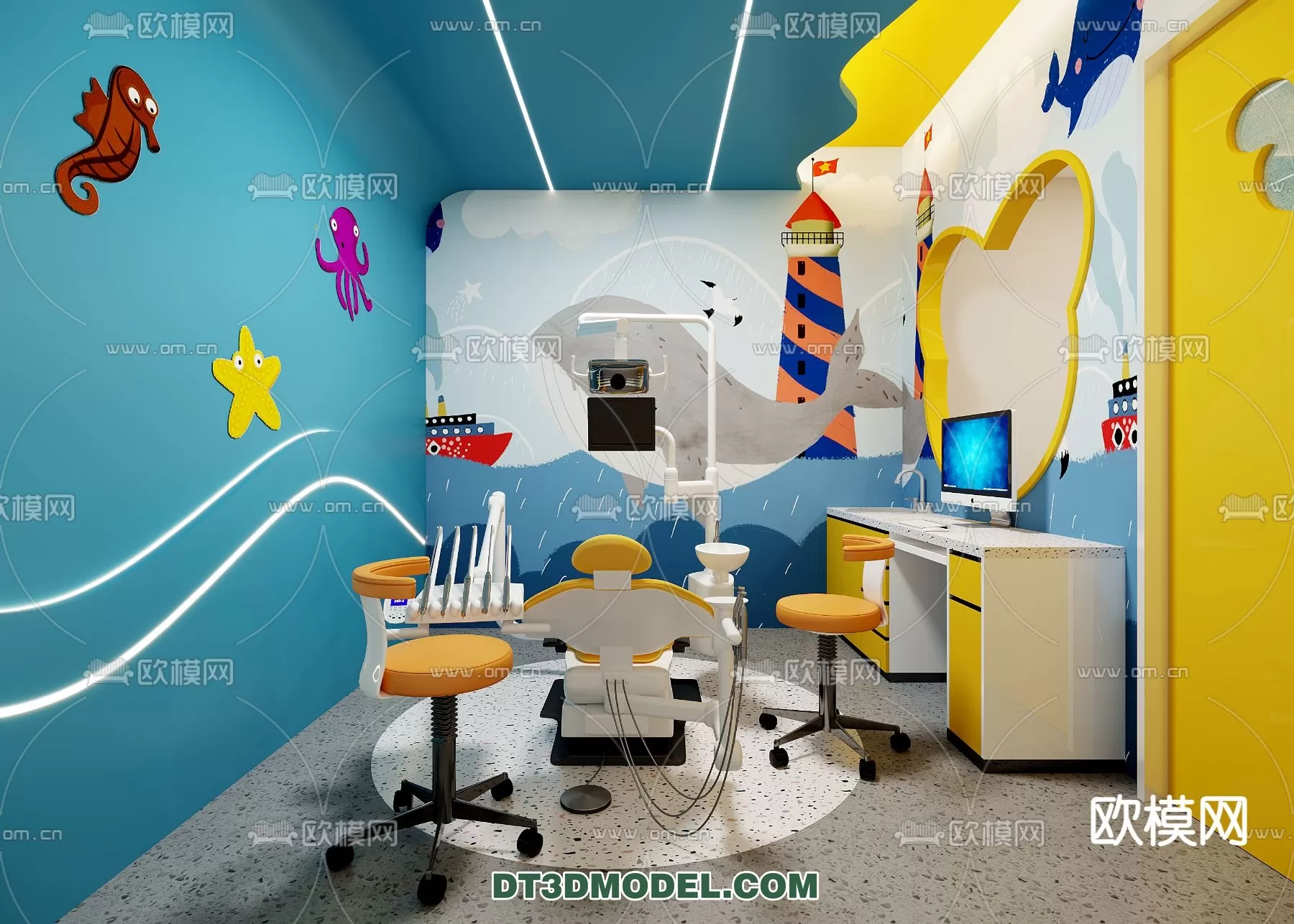 HOSPITAL 3D SCENES – MODERN – 0113