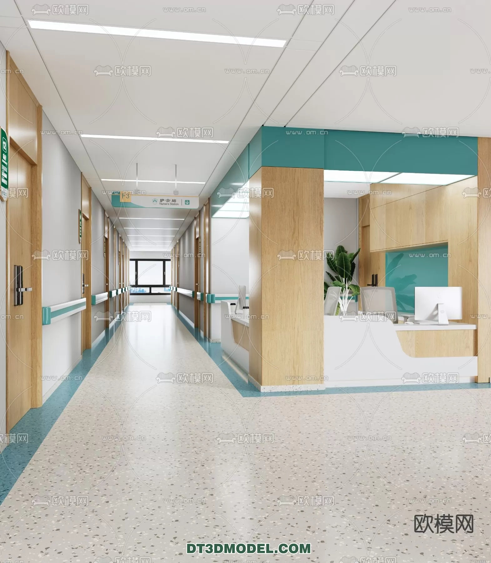 HOSPITAL 3D SCENES – MODERN – 0116