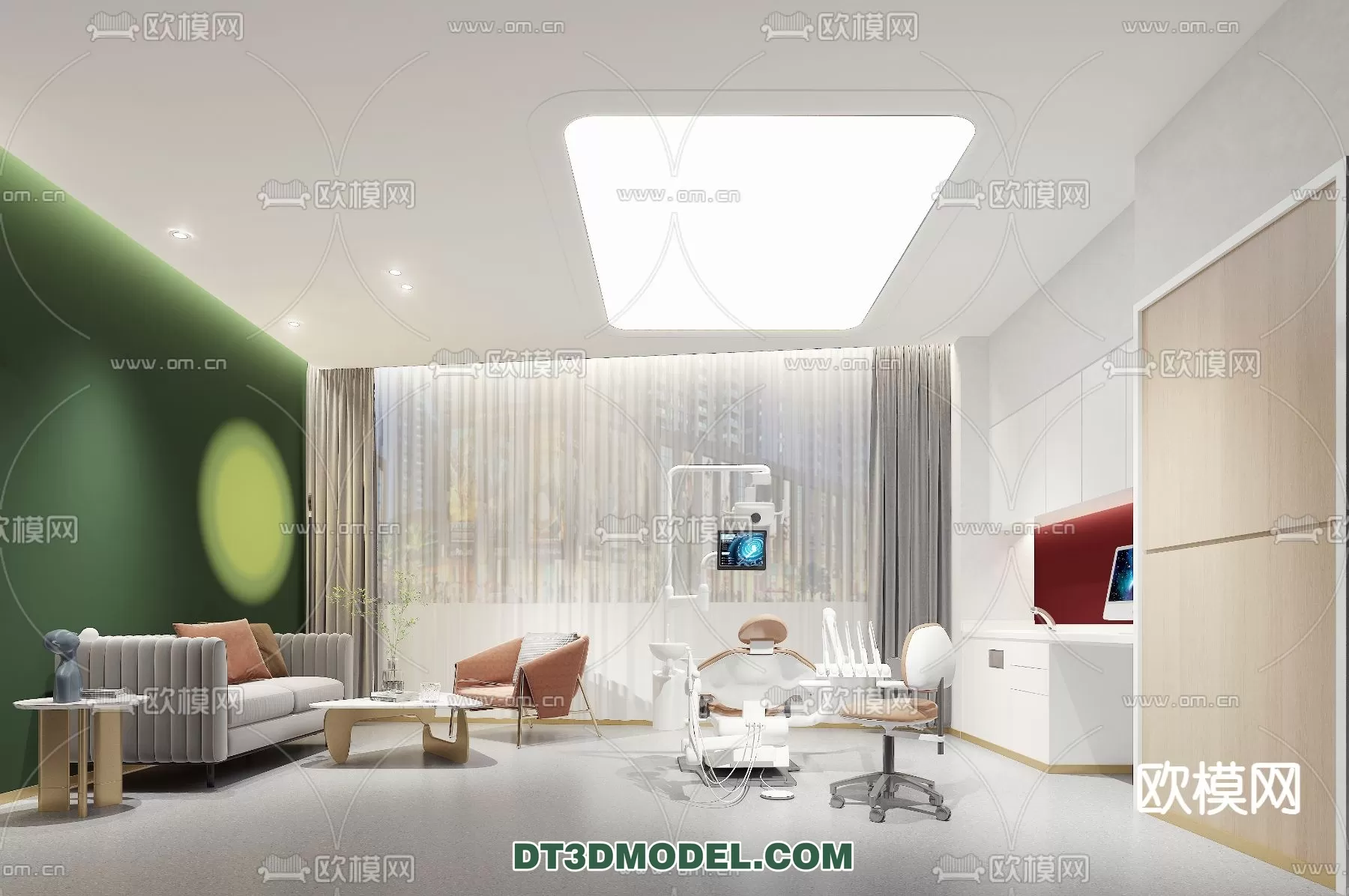 HOSPITAL 3D SCENES – MODERN – 0124