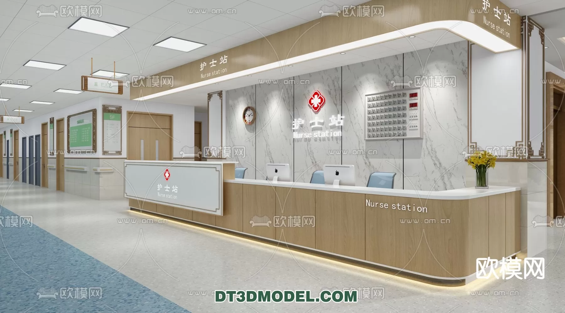 HOSPITAL 3D SCENES – MODERN – 0128