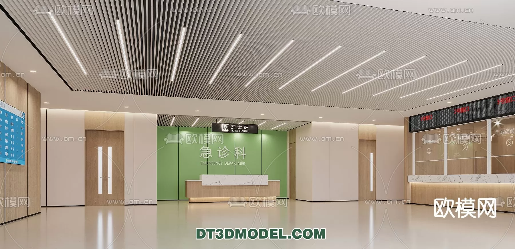 HOSPITAL 3D SCENES – MODERN – 0191