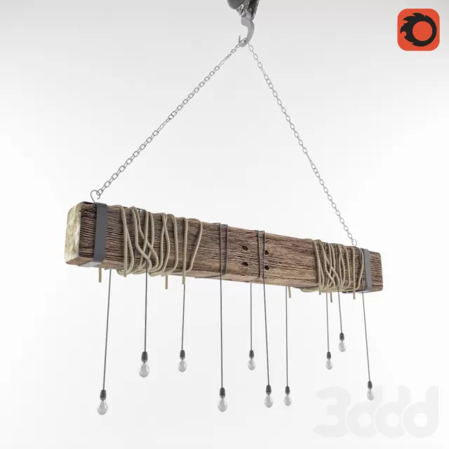 Chandelier Wood – 210187