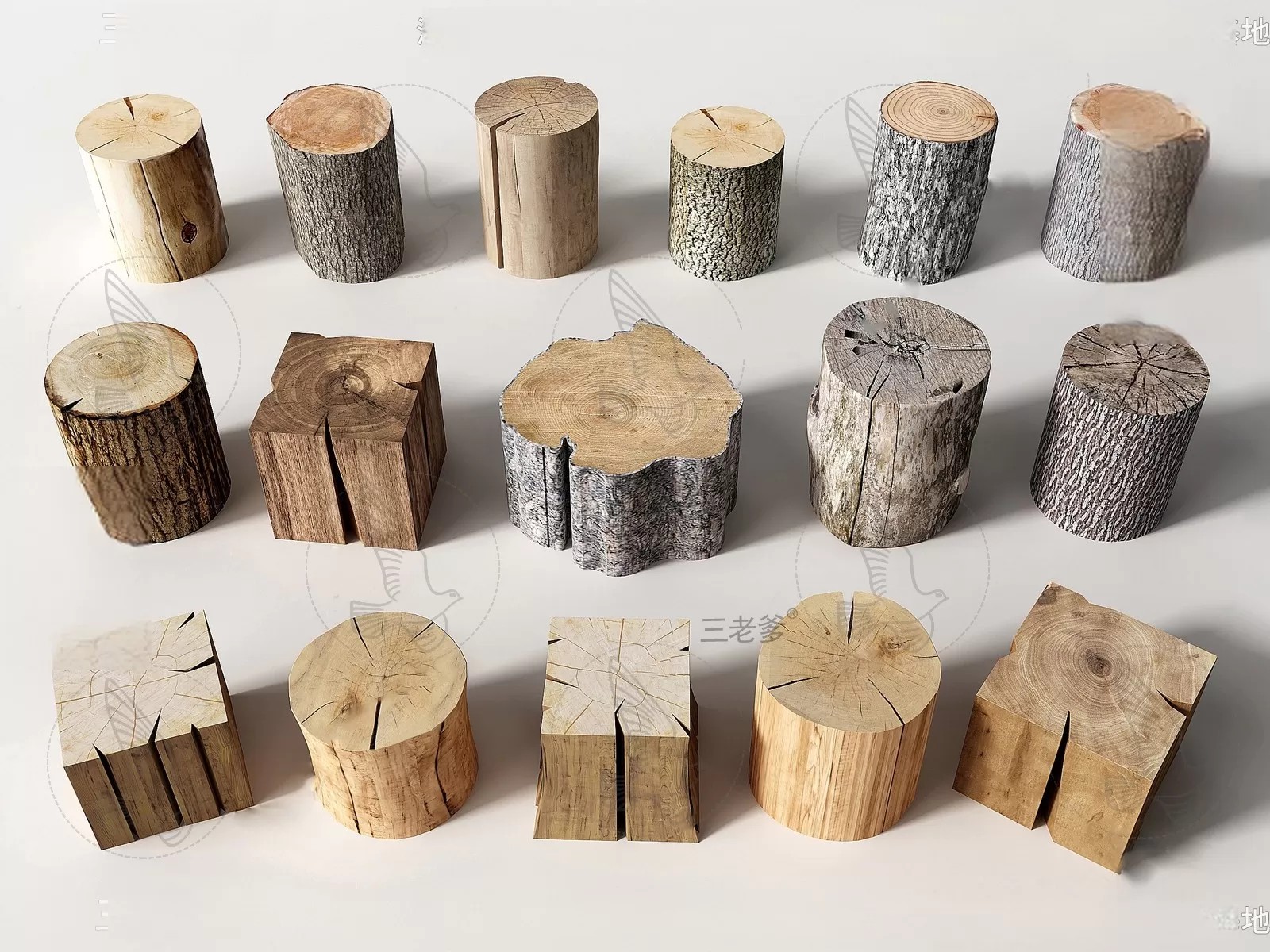 WOODEN – NATURAL – CHAIR 3D MODELS – 011