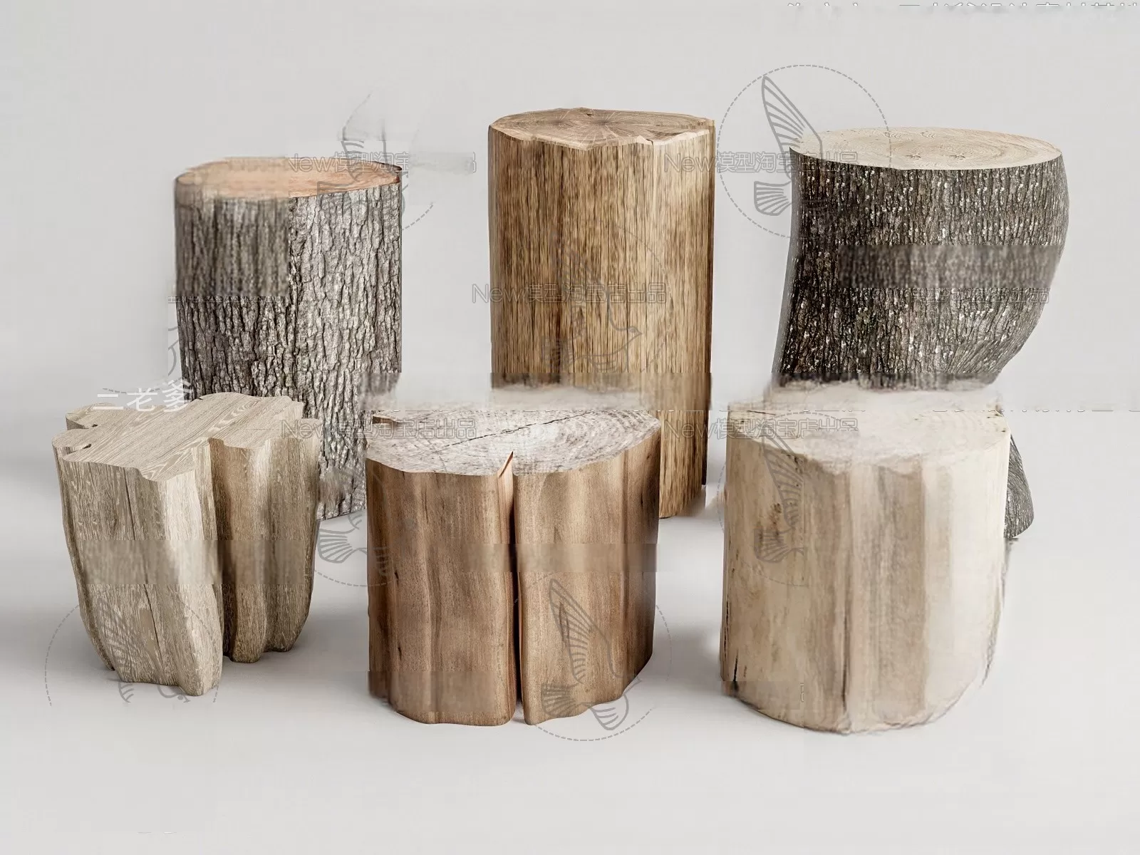 WOODEN – NATURAL – CHAIR 3D MODELS – 019