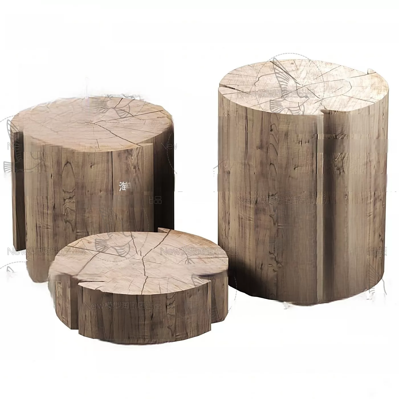 WOODEN – NATURAL – CHAIR 3D MODELS – 023