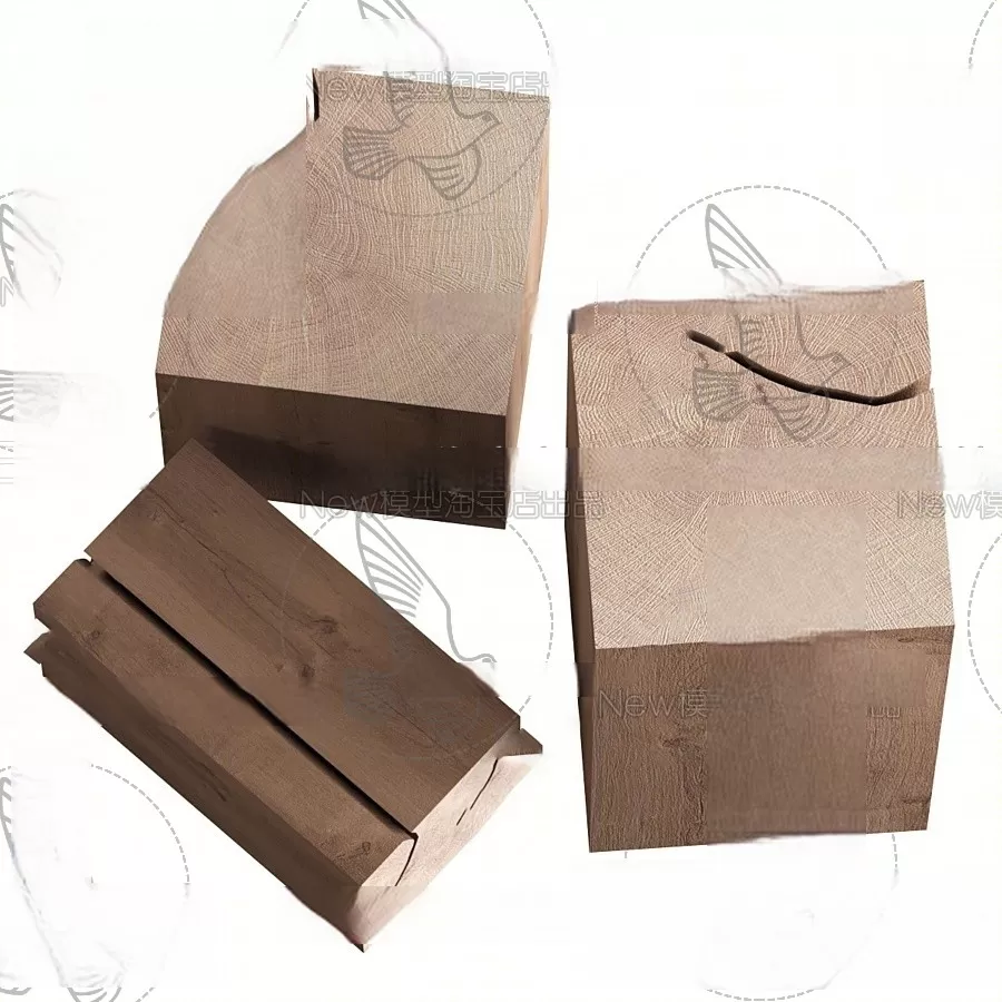 WOODEN – NATURAL – CHAIR 3D MODELS – 027