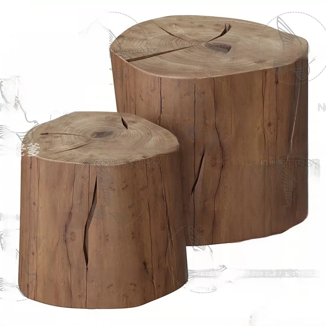 WOODEN – NATURAL – CHAIR 3D MODELS – 028