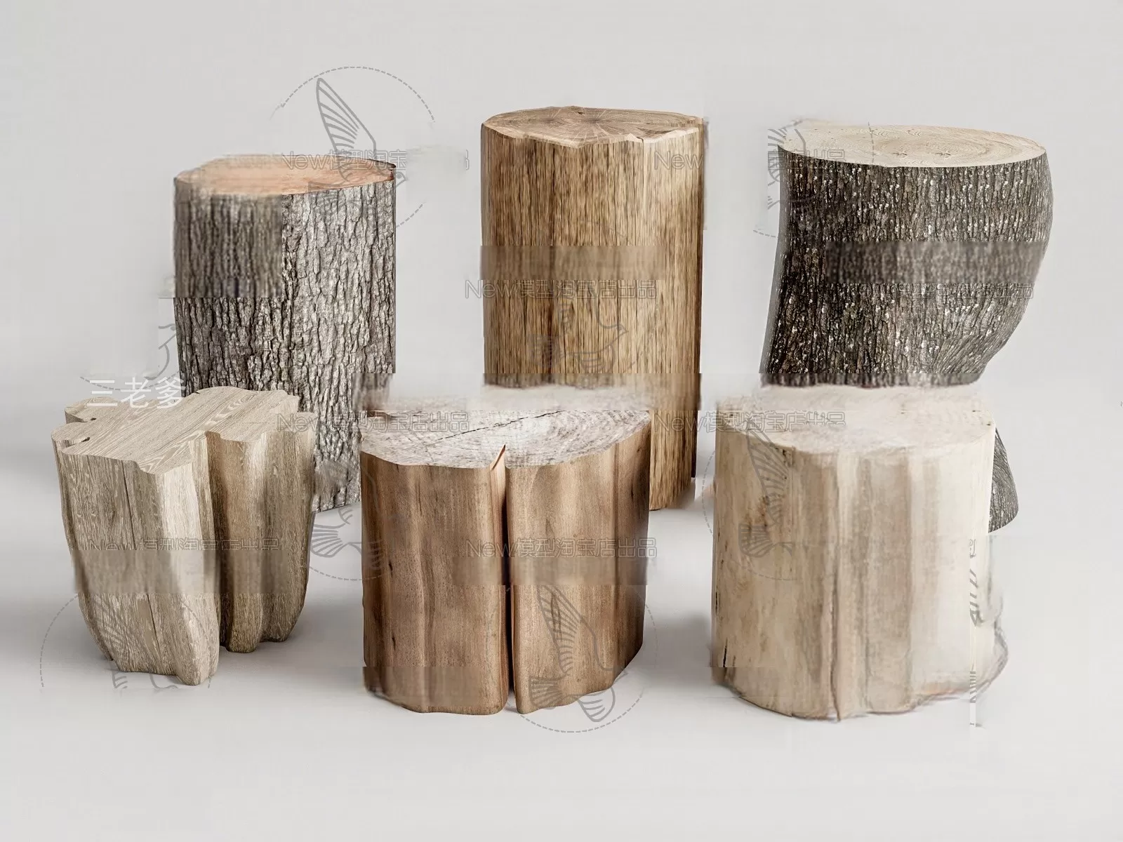 WOODEN – NATURAL – CHAIR 3D MODELS – 030