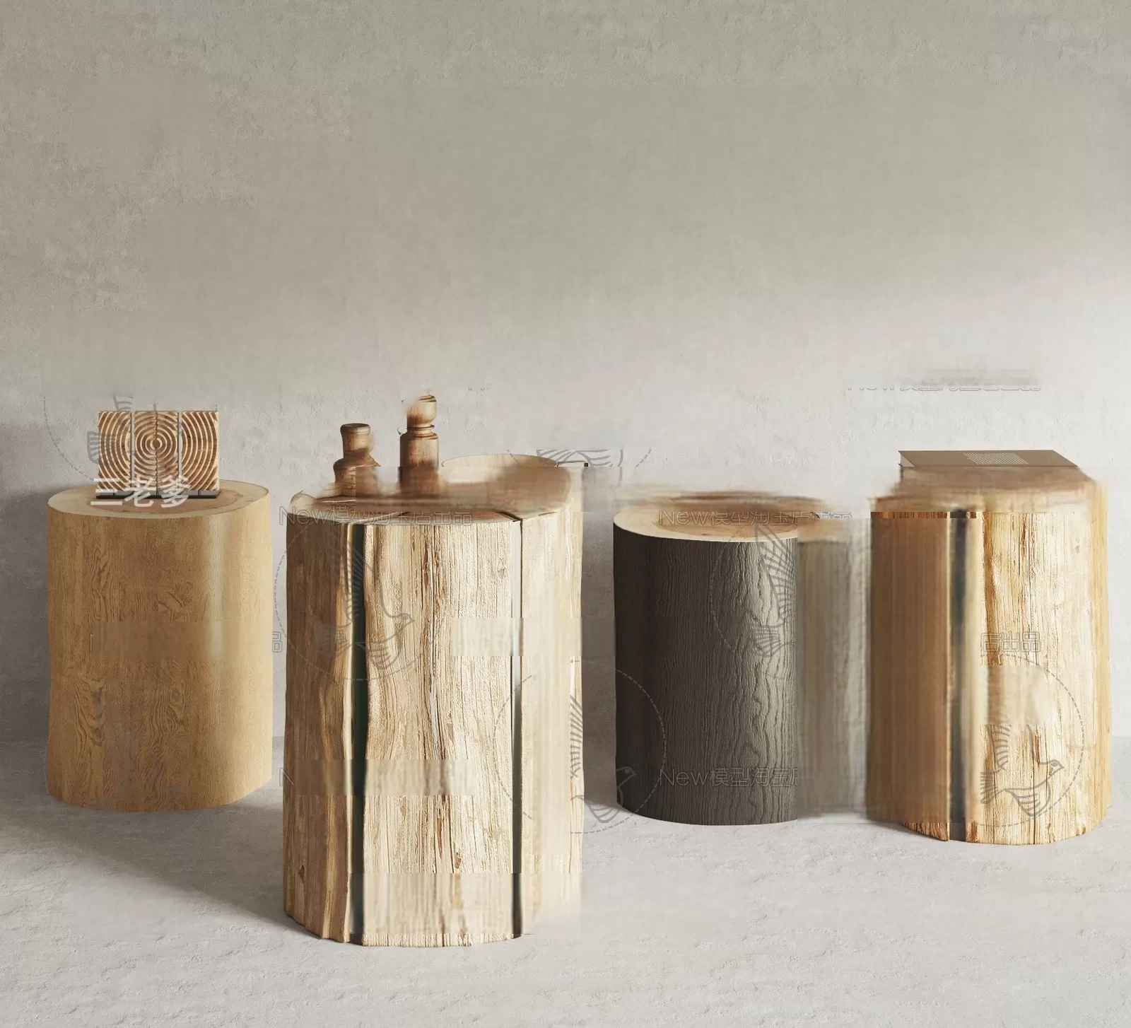 WOODEN – NATURAL – CHAIR 3D MODELS – 032