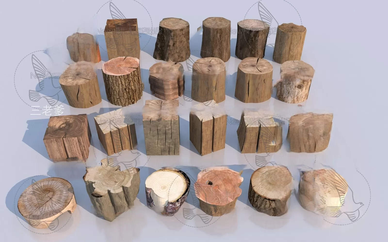 WOODEN – NATURAL – CHAIR 3D MODELS – 033