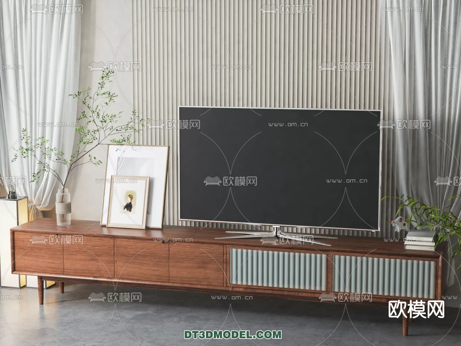 TV SHELF – 3DMODEL – MODERN – 007