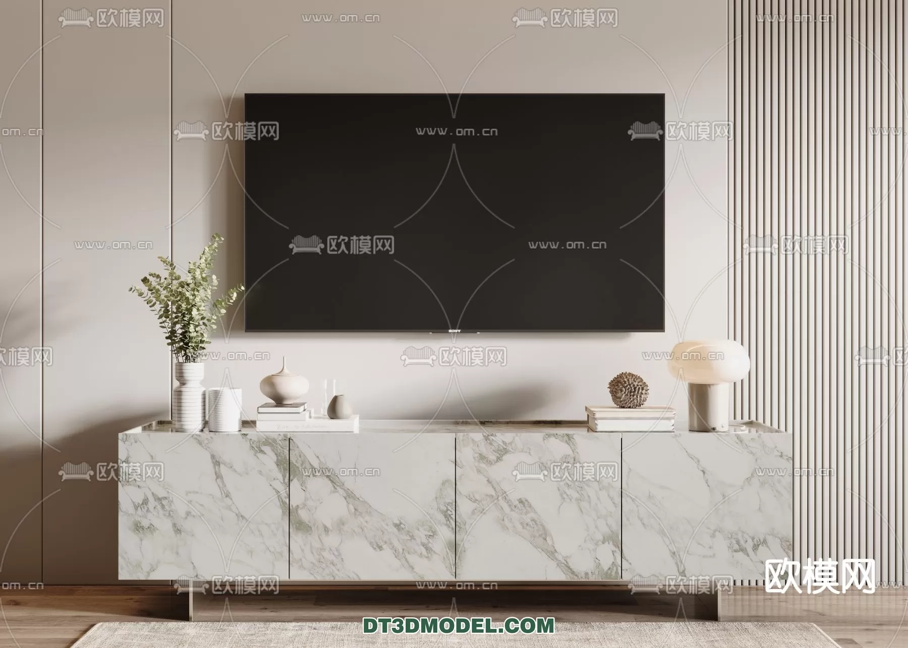 TV SHELF – 3DMODEL – MODERN – 024