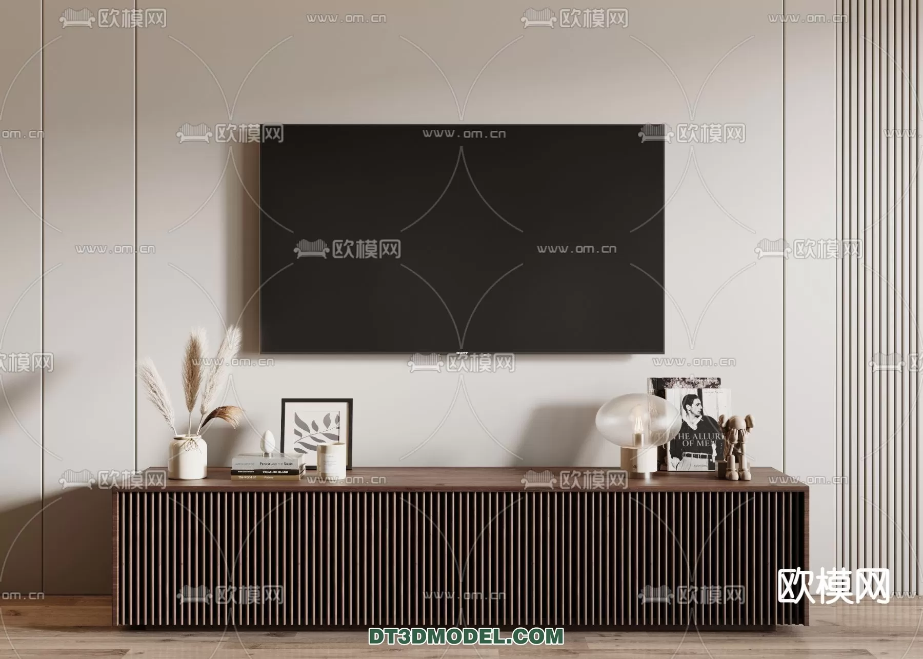 TV SHELF – 3DMODEL – MODERN – 026