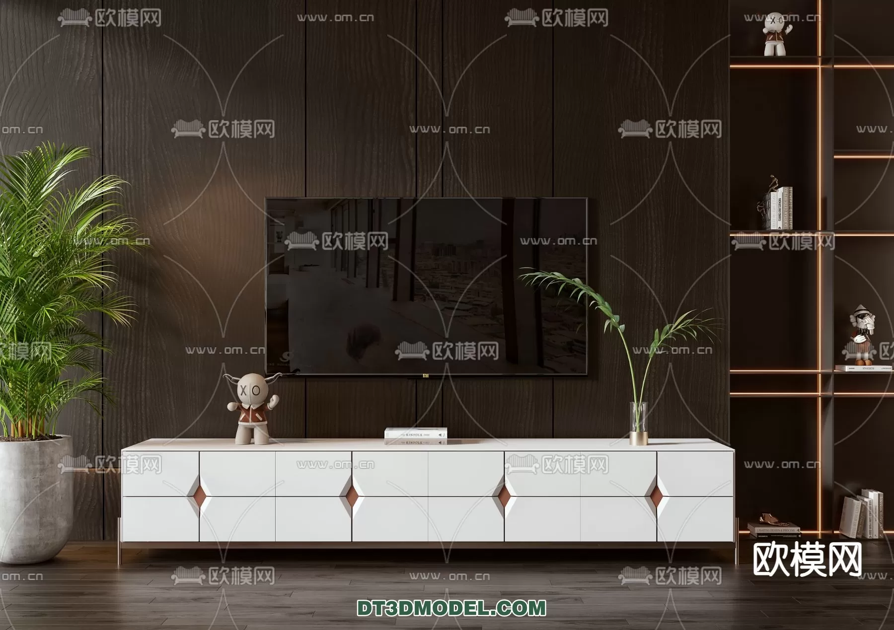 TV SHELF – 3DMODEL – MODERN – 033