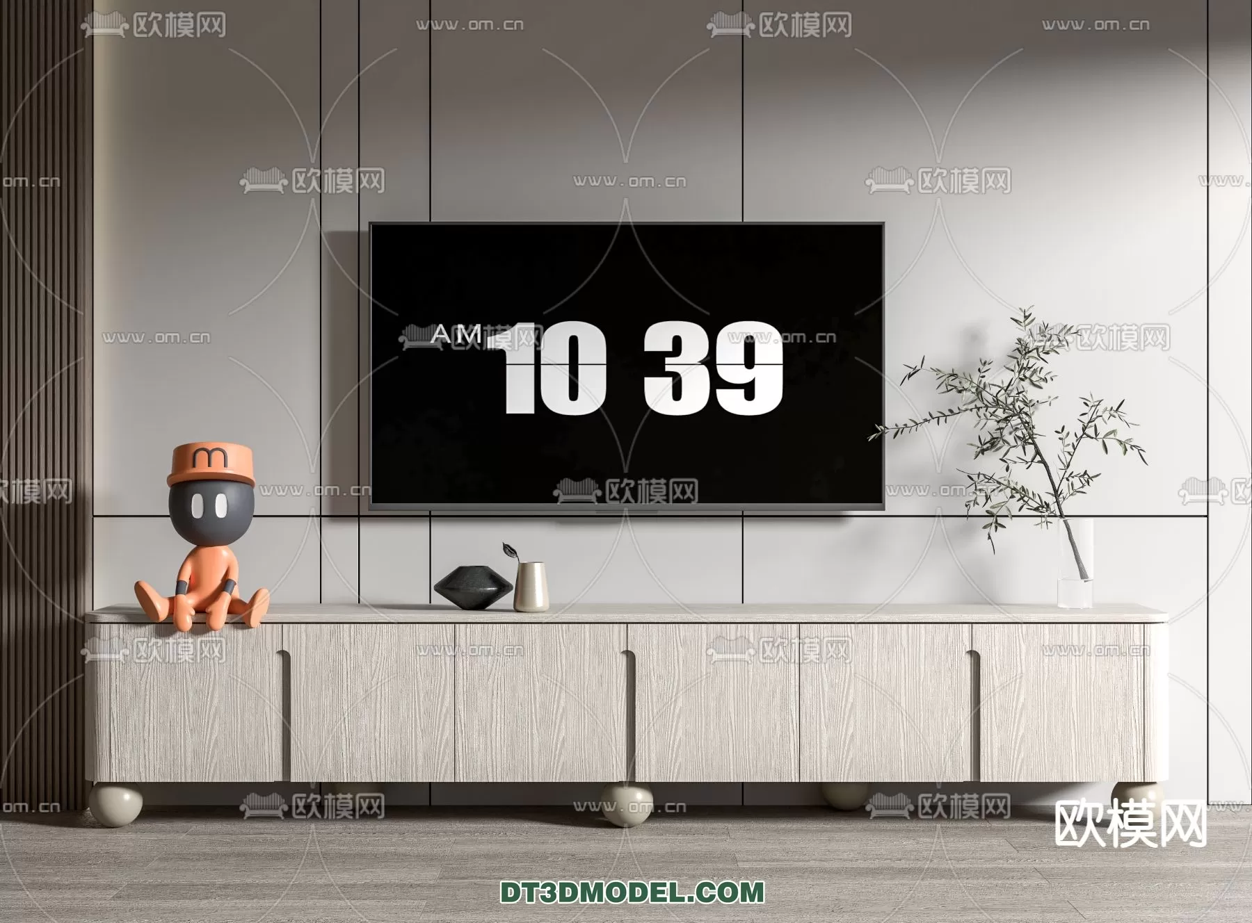 TV SHELF – 3DMODEL – MODERN – 036