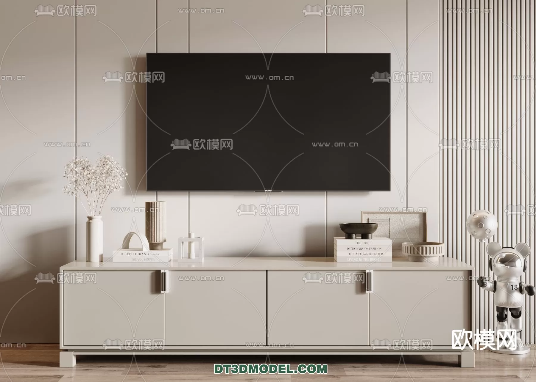 TV SHELF – 3DMODEL – MODERN – 039