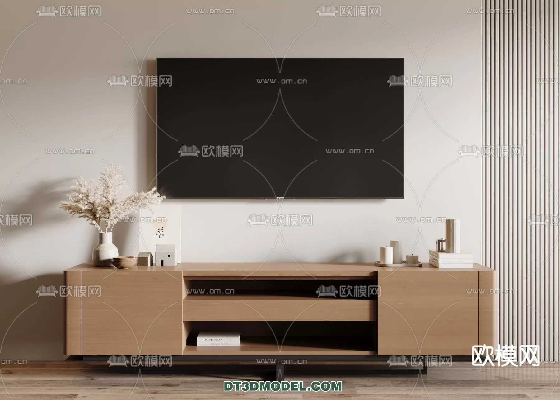 TV SHELF – 3DMODEL – MODERN – 045