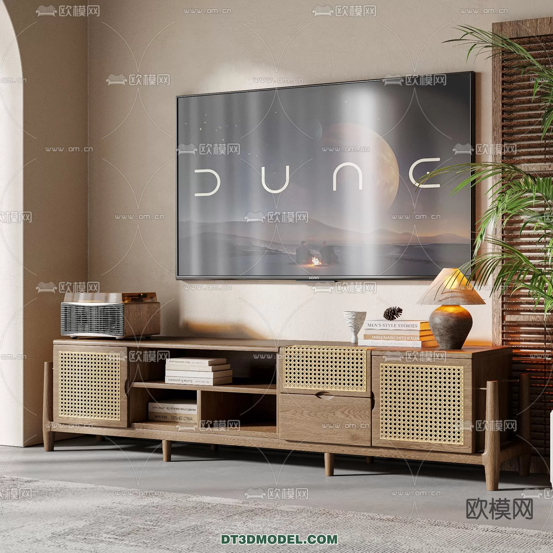 TV SHELF – 3DMODEL – MODERN – 047